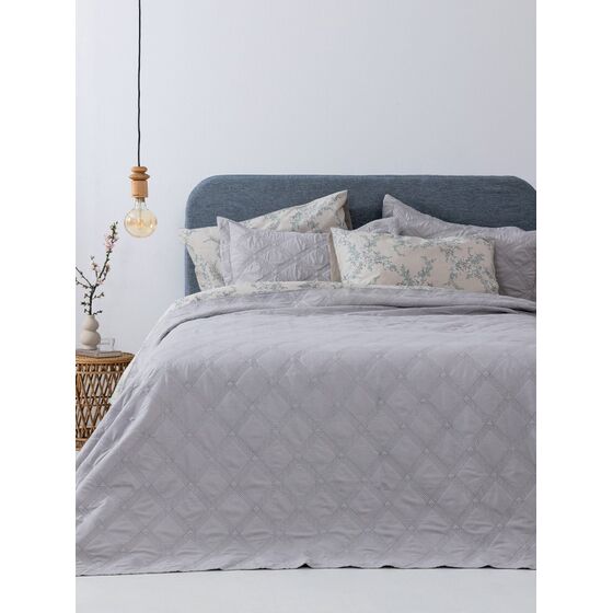 Palamaiki Σετ Κουβερλί King size 260x240 IFIGENEIA SILVER Γκρι