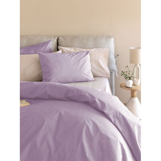 Palamaiki Σεντόνι Διπλό 200x260 ETOILE/2 LILAC Χωρίς Λάστιχο Καφέ