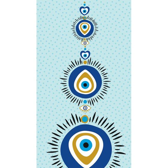 Palamaiki Πετσέτα Θαλάσσης Beach Collection 90x160 EM43 Γαλάζιο