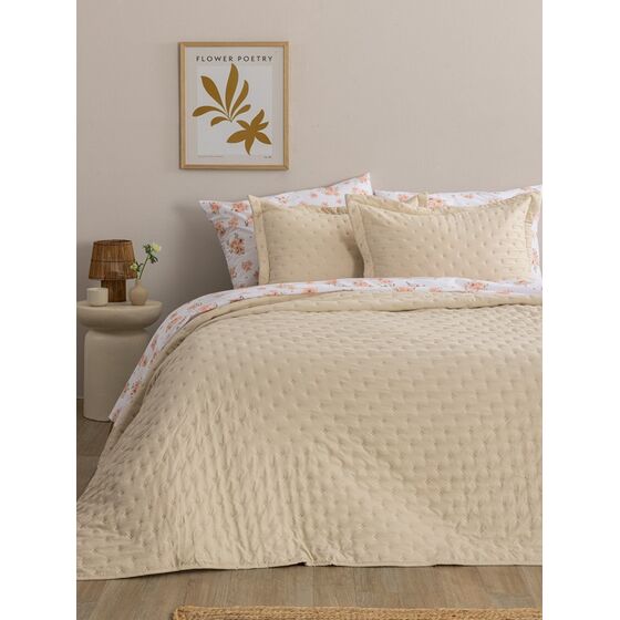 Palamaiki Κουβερλί King size 260x240 NICO/2 BEIGE Μπεζ