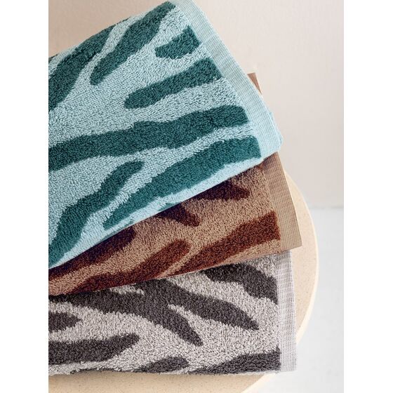 Palamaiki Πετσέτα Προσώπου Towels Collection 50x90 ZEB BROWN Καφέ