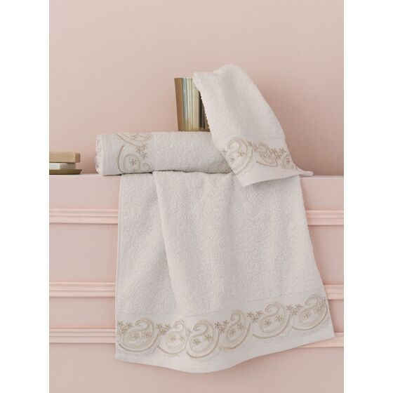 Palamaiki Σετ Πετσέτες Towels Collection MAIRA CREAM Εκρού