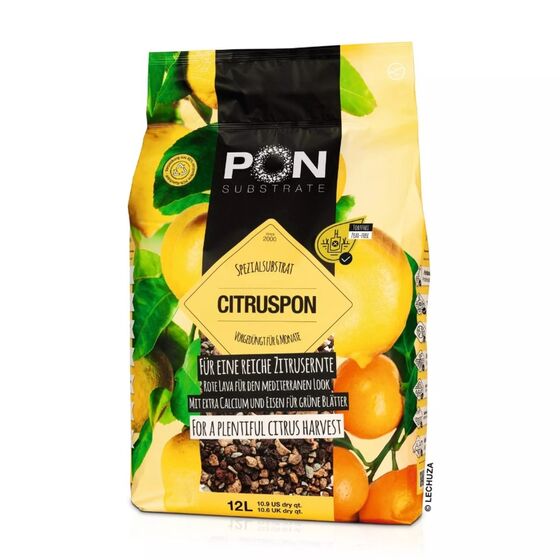 LECHUZA CITRUSPON Υπόστρωμα Φύτευσης 12lt με Λίπασμα για Εσπεριδοειδή για Γλάστρες Lechuza