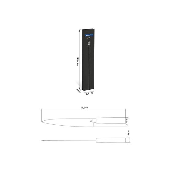 Tramontina Sushi 22.86cm (9") Μαχαίρι Yanagiba Ανοξείδωτο με Συνθετική Λαβή