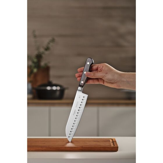 TRAMONTINA Century Μαχαίρι Santoku Wood με Λεία Ανοξείδωτη Λεπίδα 18cm (7") και Ξύλινη Λαβή