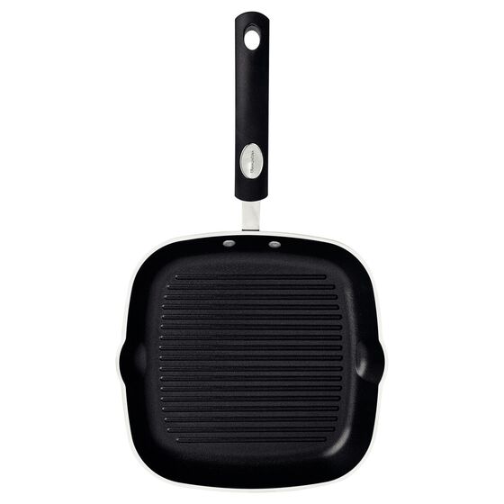 TRAMONTINA Τηγάνι Grill Monaco Ø24 με Αντικολλητική Επίστρωση Starflon Premium - 1.5lt Μαύρο