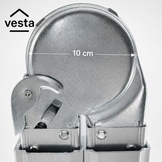 VESTA Σκάλα Αλουμινίου Επαγγελματική 4x4 Σκαλιά Multiuse Μέγιστο Ύψος 398 εκατοστά Αντοχή 150kg Βάρος 9.9kg με Πιστοποίηση EN131