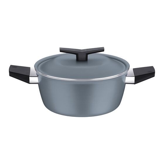 TRAMONTINA Σετ Μαγειρικών Σκευών Spezia Induction 5 Τεμαχίων από Αλουμινίου με Αντικολλητική Επίστρωση Starflon Excellent