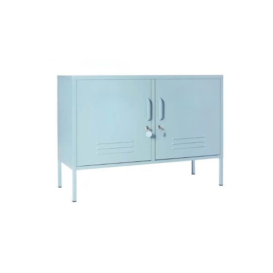 STEELEN COLOR Μεταλλικός Μπουφές 100x40x70cm Πάχους 0.7mm Εσωτερικού Χώρου με Πόδια Baby Blue