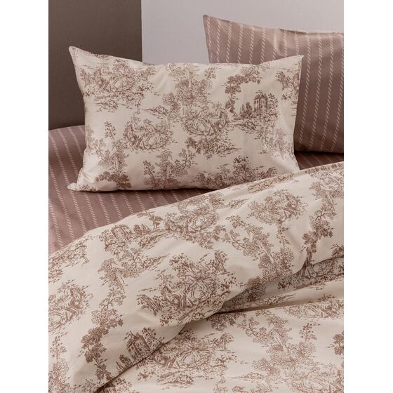 Palamaiki Σετ Παπλωματοθήκη Μονή Fashion Life 170x250 FL6306 Μπεζ