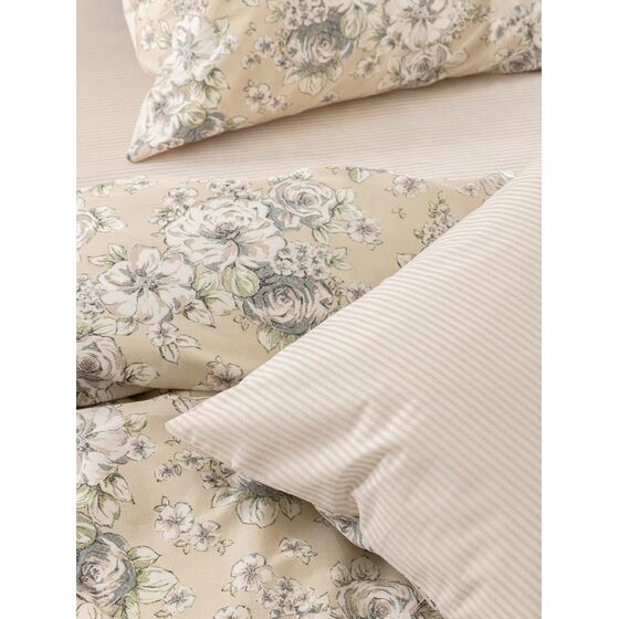 Palamaiki Σετ Παπλωματοθήκη Υπέρδιπλη Fashion Life 230x250 FL6308 Μπεζ