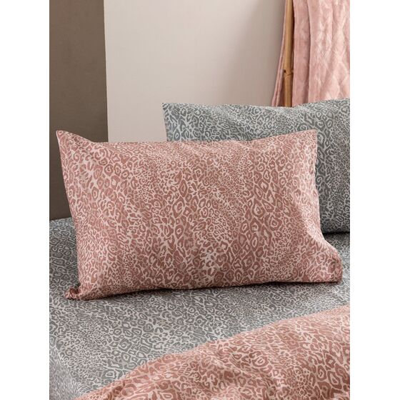 Palamaiki Σετ Παπλωματοθήκη Υπέρδιπλη Fashion Life 230x250 FL6309 Ροζ