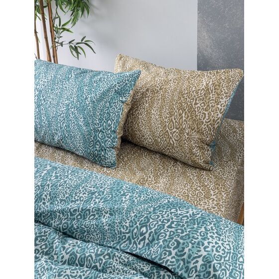 Palamaiki Σετ Παπλωματοθήκη Υπέρδιπλη Fashion Life 230x250 FL6310 Μπλε