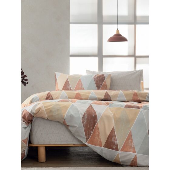 Palamaiki Σετ Παπλωματοθήκη Υπέρδιπλη Fashion Life 230x250 FL6311 Εμπριμέ
