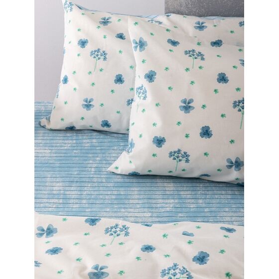 Palamaiki Σετ Παπλωματοθήκη Υπέρδιπλη Fashion Life 230x250 FL6314 Μπλε