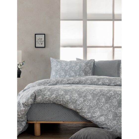 Palamaiki Σετ Παπλωματοθήκη Υπέρδιπλη Fashion Life 230x250 FL6315 Γκρι