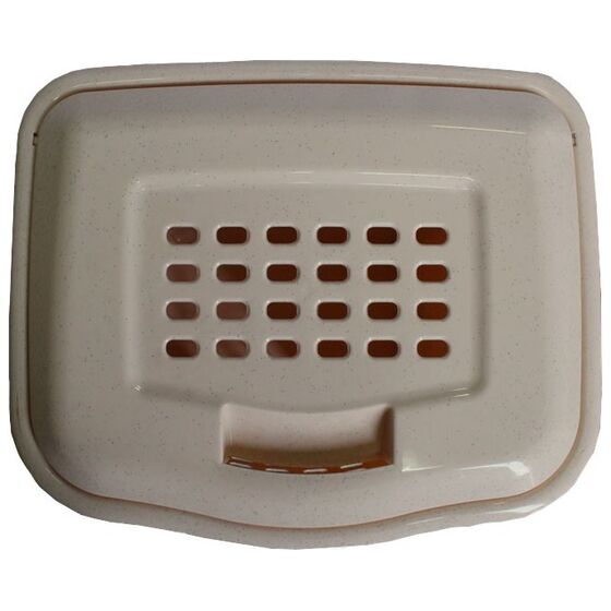 Καλάθι Απλύτων 52lt 43x36x55cm Μπεζ Γρανίτης