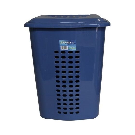 Καλάθι Απλύτων 52lt 43x36x55cm Πλαστικό Μπλε