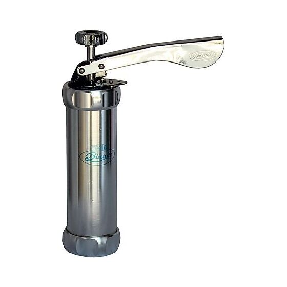 SHULE Μπισκοτομηχανή και Κορνέ 2σε1 με 20 Κεφαλές για Μπισκότα και 4 για Κορνέ Διάμετρος 6cm