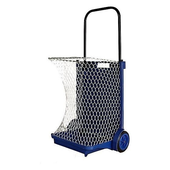 Καρότσι Λαϊκής Πτυσσόμενο με Δίχτυ Μπλε