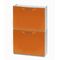 Παπουτσοθήκη Πλαστική Συναρμολογούμενη 2σε1 Σύνθεση 51x17.3x82cm UNIKA Πορτοκαλί ARTPLAST Ιταλίας