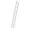 Σκάλα Αλουμινίου 1x12 Σκαλιά Επαγγελματική 328cm Μονή 5.4kg Αντοχή 150kg SN7112