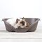 Κρεβάτι Σκύλου-Γάτας 110x77.5x36.5cm RATTAN με Σύστημα Αερισμού Καφέ BAMA Ιταλίας