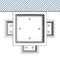 BAMA ITALY Γλάστρα Βαρέως Τύπου Ορθογώνια 26x16x42cm Λευκό SATELLITE