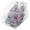 ORDINETT Ιταλίας Θήκη Υποδημάτων 30x18.5x9.5cm 5.3lt Πολυπροπυλένιο Βάρος 0.27kg Σετ 2 Τεμαχίων SHOE BOXES TOP CLASS WHITE Διάφανο