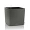 LECHUZA Cube Premium 50 Επιδαπέδια Γλάστρα 49x49x49.5cm Αυτοποτιζόμενη με Δοχείο Φύτευσης Ανθρακί Γυαλιστερή Γερμάνιας
