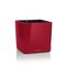 LECHUZA Cube Premium 30 Επιδαπέδια Γλάστρα 29.5x29.5x30cm Αυτοποτιζόμενη με Δοχείο Φύτευσης Μπορντό Γυαλιστερή Γερμάνιας