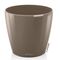 LECHUZA Classico 70 Premium Ø70x64.5cm Απλή Γλάστρα Χωρίς Σύστημα Αυτόματου ποτίσματος Γκρι-Καφέ Γυαλιστερή Γερμανίας