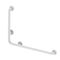 Χειρολαβή Μπάνιου 78x8x55.5cm Αλουμίνιο-Πλαστικό Μέγιστη Αντοχή 120kg Βάρος 1.10kg Λευκή