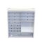 Ερμάριο-Έπιπλο Μπάνιου 42x10x48cm 4.2kg με Συρόμενο Ρολό και 15 Αποθηκευτικούς Χώρους Πλαστικό Λευκό