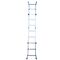 Σκάλα Αλουμινίου Επαγγελματική 4x3 Σκαλιά Μέγιστο Ύψος 287 εκατοστά Αντοχή 150kg Βάρος 9.4kg Πιστοποίηση EN131