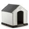 Σπίτι Σκύλου LARGE 78.5x87.7x81.5cm 11.2kg Λευκό Πάγου-Γκρί VESTA