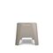TOOMAX Ορθογώνιο Τραπέζι 59x39x36cm Πλαστικό Βάρος 3.4kg Petra Matte Taupe Grey Ιταλίας