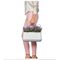 LECHUZA YULA Ζαρντινιέρα-Κασπώ 38x17x18cm Αυτοποτιζόμενη Λευκό-Ροζ Γερμανίας