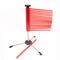 SHULE Στεγνωτήρι Ζυμαρικών Design με 16 Ράβδους MAX Αντοχή 2kg Βάση Ανοξείδωτο Ατσάλι (INOX)-Πλαστικοί Ράβδοι Κόκκινο