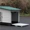 Σπίτι Σκύλου XLARGE 91.4x68.9x66cm με Πορτάκι Ασφαλείας και Ανοιγόμενη Πλευρά 8kg Λευκό Πάγου-Πράσινο VESTA