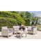 TOOMAX ITALY Καθιστικό-Σαλόνι Κήπου 4 Ατόμων + Τραπέζι Κήπου Πολυπροπυλένιο Rattan Taupe MATILDE 4 SEATS