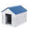 Σπίτι Σκύλου MEDIUM 65x75.5x63.2cm 6.6kg Λευκό Πάγου-Μπλε VESTA