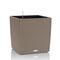 LECHUZA Cube Cottage 50 Επιδαπέδια Γλάστρα 49x49x49.5cm Αυτοποτιζόμενη με Δοχείο Φύτευσης Sand Brown Γερμανίας