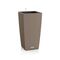 LECHUZA Cubico Cottage 30 Επιδαπέδια Γλάστρα 29.5x29.5x56.5cm Αυτοποτιζόμενη με Δοχείο Φύτευσης Sand Brown Γερμανίας