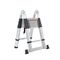 VESTA Διπλή Τηλεσκοπική Σκάλα 5m Αλουμινίου με 16 Σκαλιά Βάρος 17kg MAX Αντοχή 150kg EN131 1
