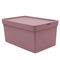 VIOMES Ελλάδας Κουτί Αποθήκευσης 28x18.5x13.5cm Πλαστικό 5lt Βάρος 0.25kg Ροζ Παστέλ Nova