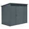 SUNSHED Μεταλλική Αποθήκη Κήπου - Σπιτάκι Κήπου ΒΑΡΕΩΣ ΤΥΠΟΥ Πάχος 0.4mm 237x186x201cm 4m² Γαλβανιζέ Frida 0608 Ανθρακί