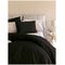 Palamaiki Σεντόνι Υπέρδιπλο 170x200+30 ETOILE/2 JET BLACK Με Λάστιχο Μαύρο