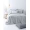 Palamaiki Κουβέρτα Matelasse 170X260 ZOE SILVER Γκρι