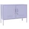 STEELEN COLOR Metal Sideboard 100x40x70cm 0.4mm Thickness Interior with Lilac
